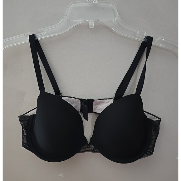 Maidenform Comfort Devotion Black Ultimate No Show Underwire T-Shirt Bra Sz 36A - Picture 2 of 5
